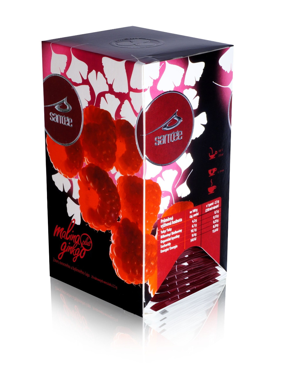 Santée Malina & Ginkgo porcovaný čaj 20x2