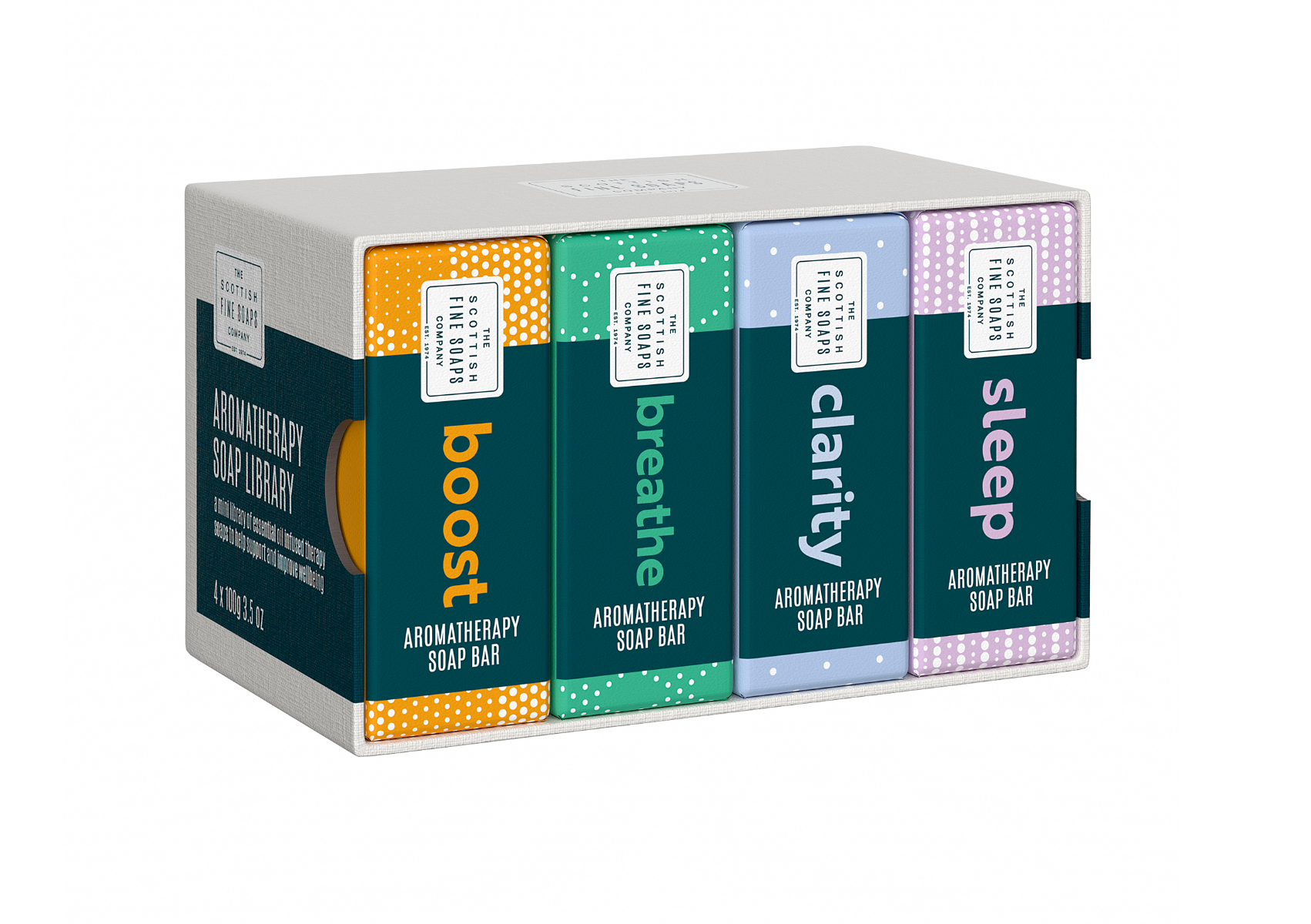 Scottish Fine Soaps Sada aromaterapeutických mýdel 4x100 g Scottish Fine Soaps