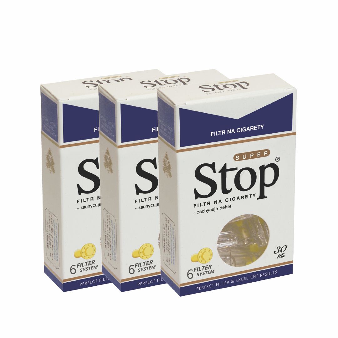 Stopfiltr na cigarety 3x30 ks Stopfiltr