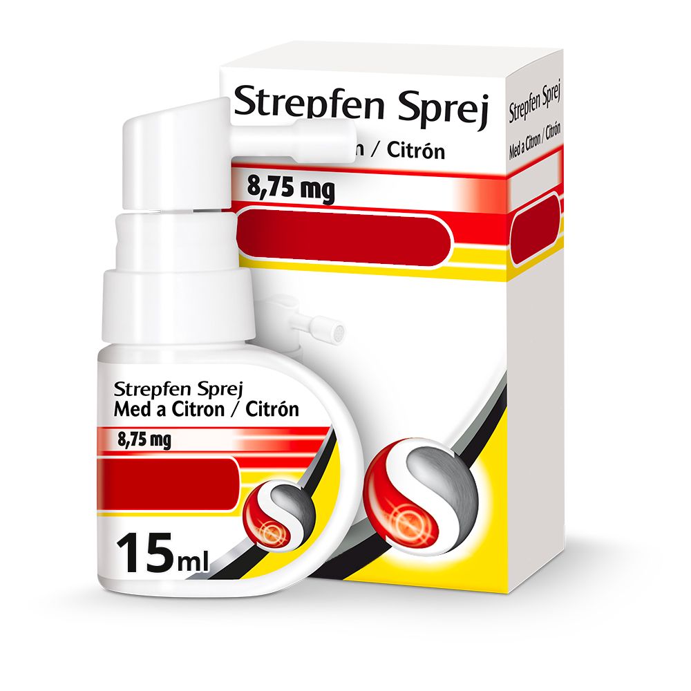 Strepfen Sprej Med a citron 8