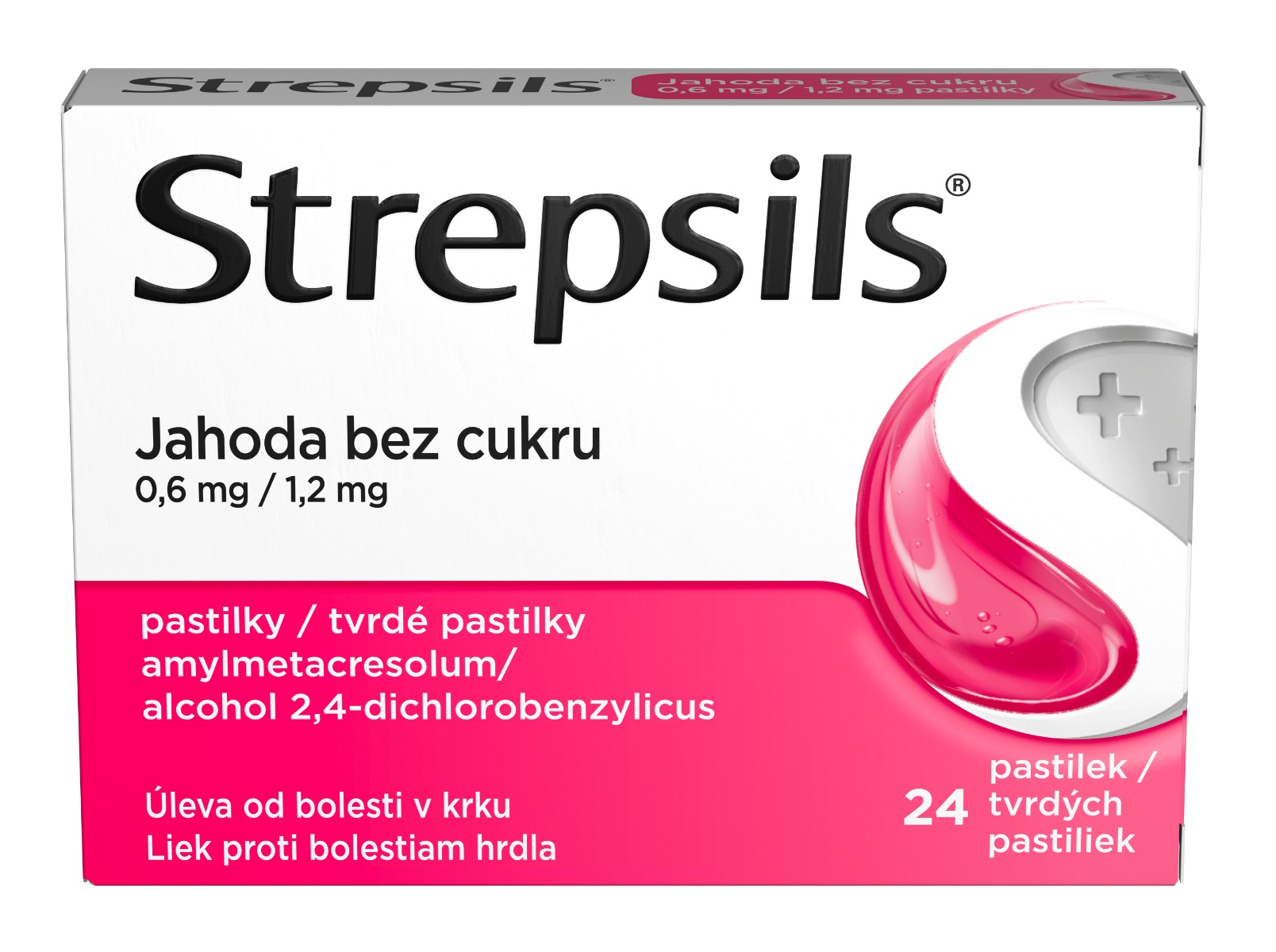 Strepsils Jahoda bez cukru 0