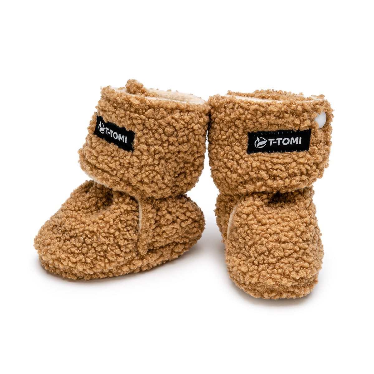 T-tomi Teddy capáčky 3-6 měsíců 1 pár hnědé T-tomi