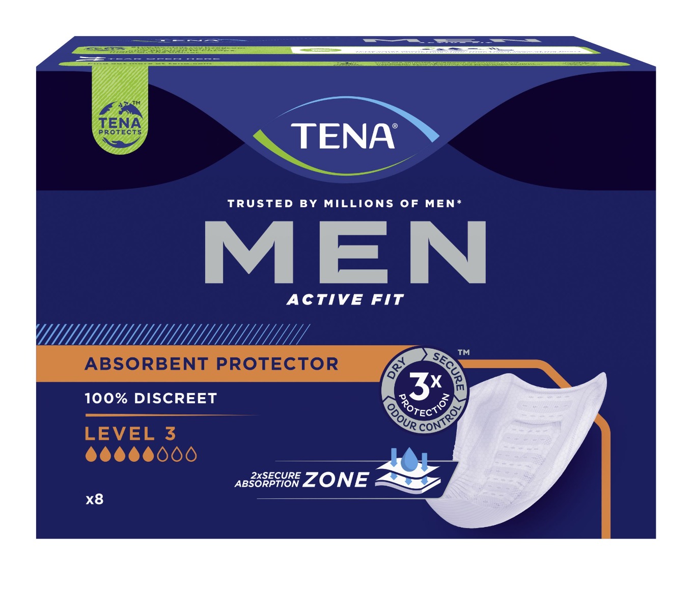 Tena Men Level 3 inkontinenční vložky pro muže 8 ks Tena