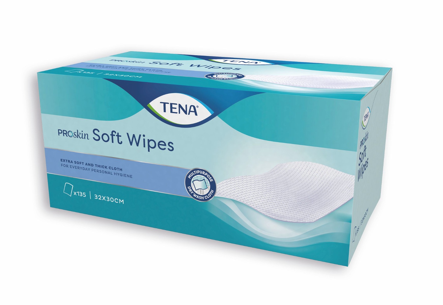 Tena Soft Wipe jemné utěrky 135 ks Tena