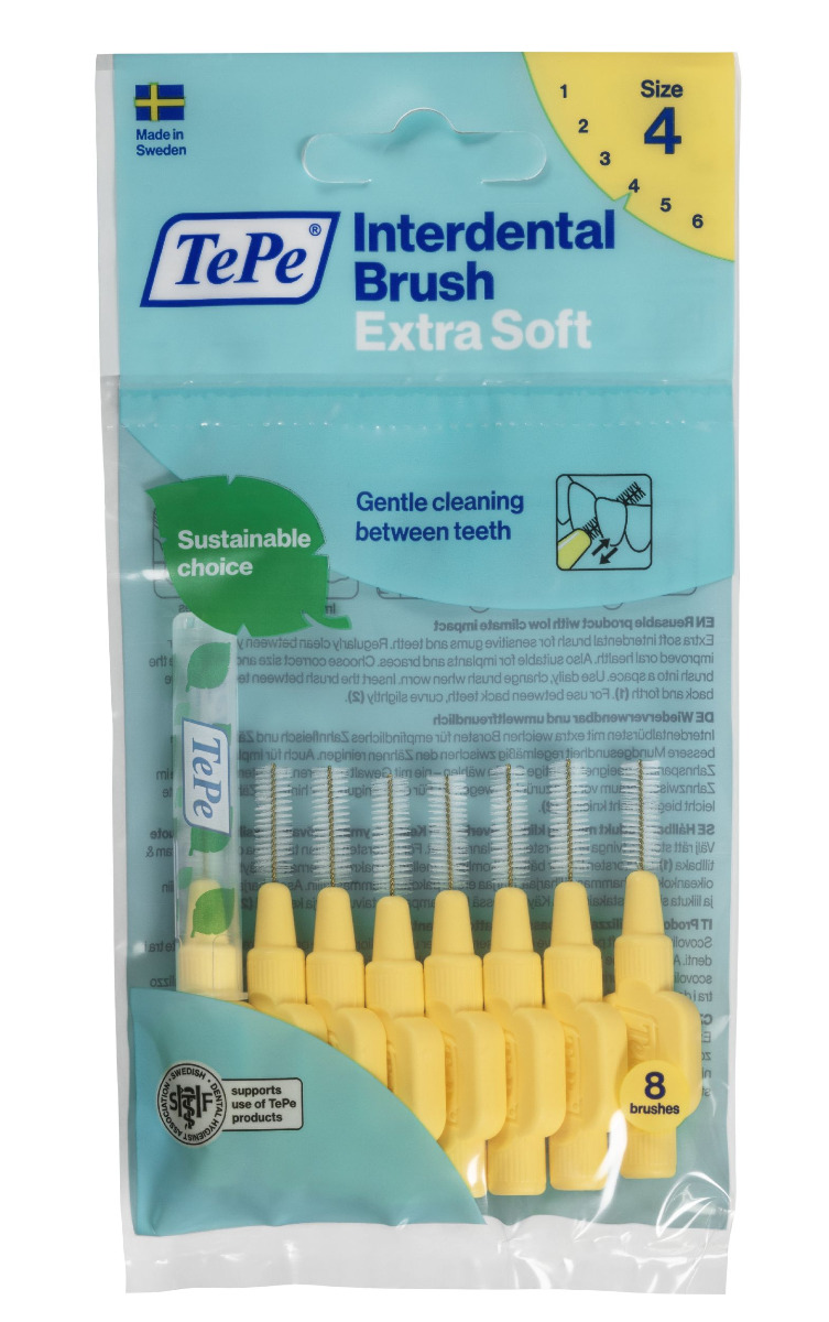 Tepe Mezizubní kartáčky EXTRA SOFT světle žluté 0