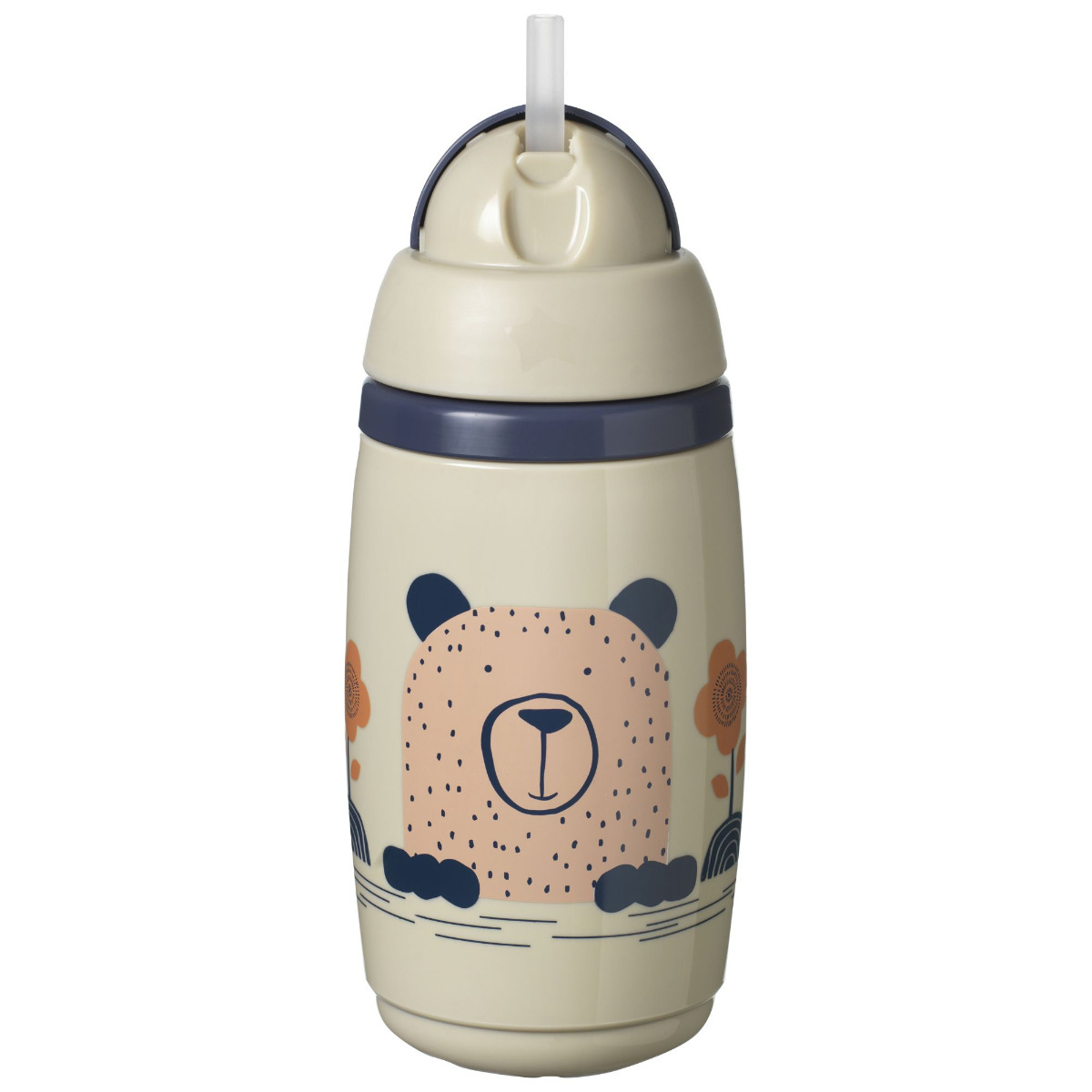 Tommee Tippee Superstar Netekoucí sportovní hrnek 12m+ 266 ml 1 ks šedý Tommee Tippee