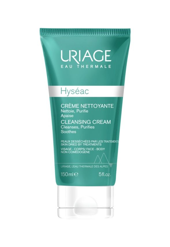 Uriage Hyséac Čisticí krém na vysušenou pleť při medikamentózní léčbě akné 150 ml Uriage