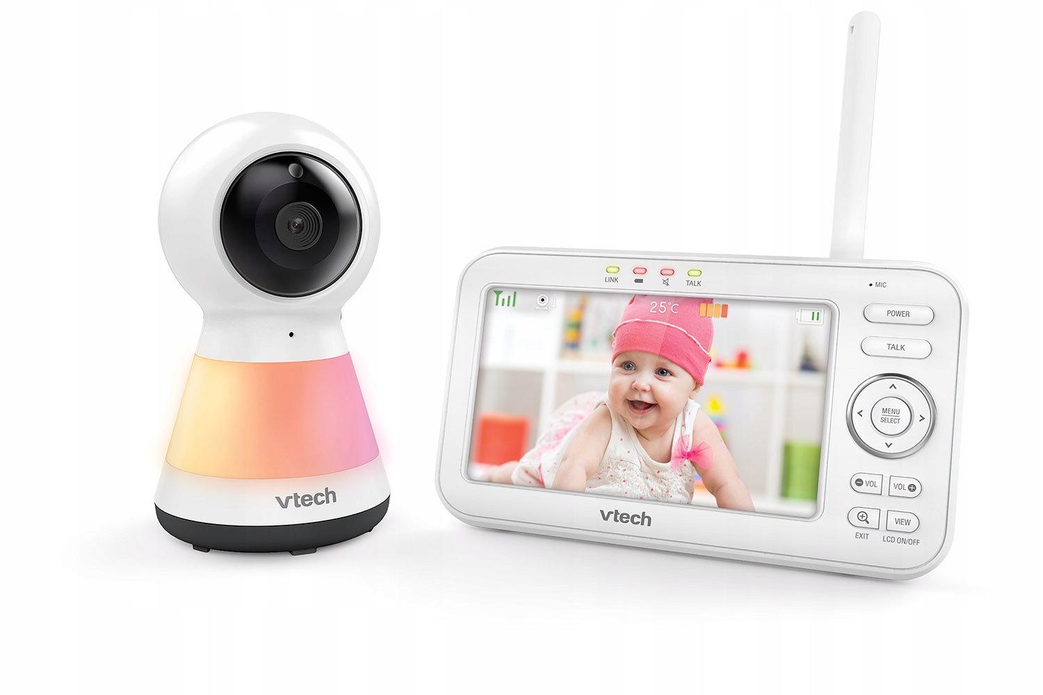 VTECH VM5255 Dětská video chůvička s nočním světlem VTECH