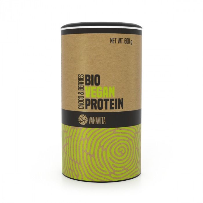 VanaVita BIO Vegan Protein choco&berries 600 g VanaVita