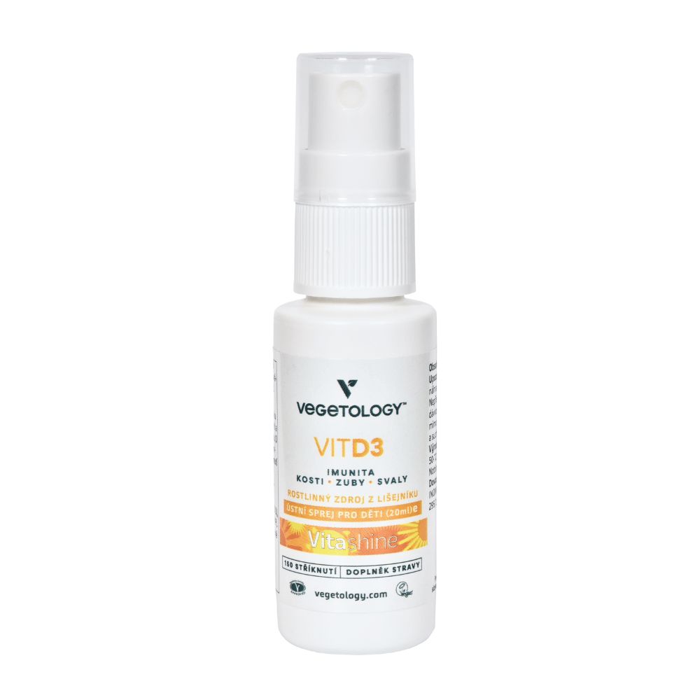 Vegetology VitD3 Vitashine 1000 IU sprej 20 ml Vegetology