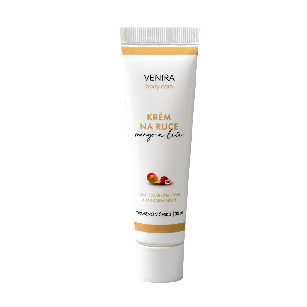 Venira Krém na ruce mango+liči 30 ml Venira