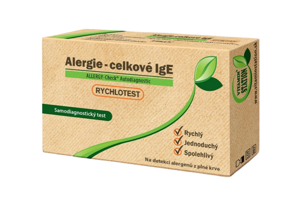 Vitamin Station Rychlotest Alergie-totální IgE 1 ks Vitamin Station