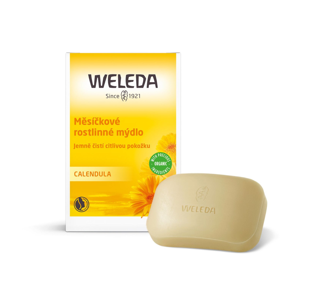 Weleda Měsíčkové rostlinné mýdlo 100 g Weleda