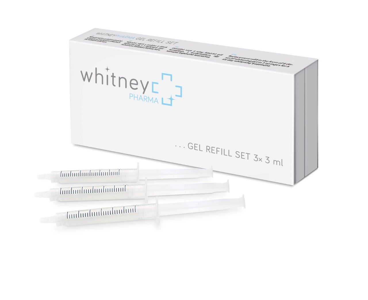 WhitneyPHARMA Gel refill set 3x3 ml WhitneyPHARMA