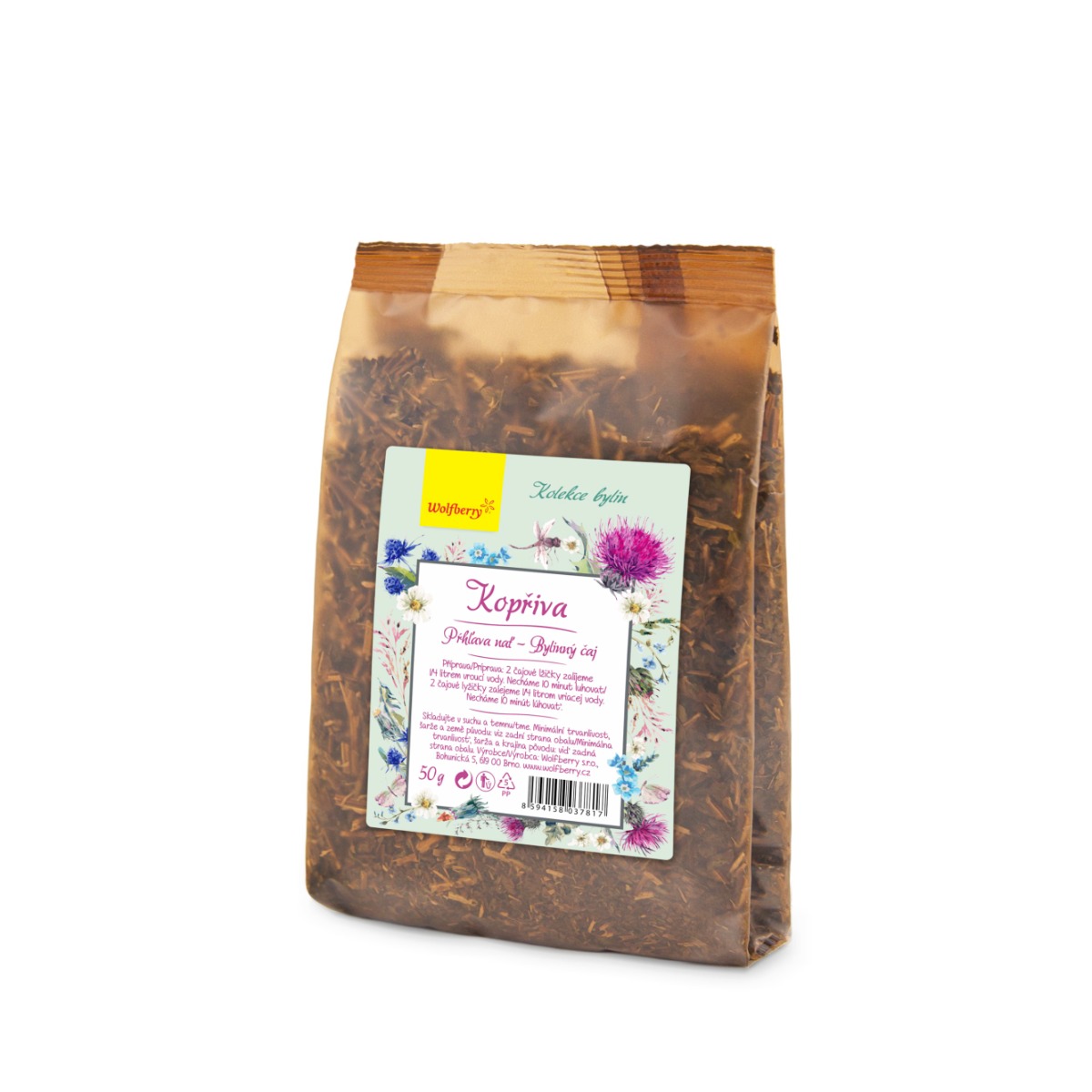 Wolfberry Kopřiva bylinný čaj sypaný 50 g Wolfberry