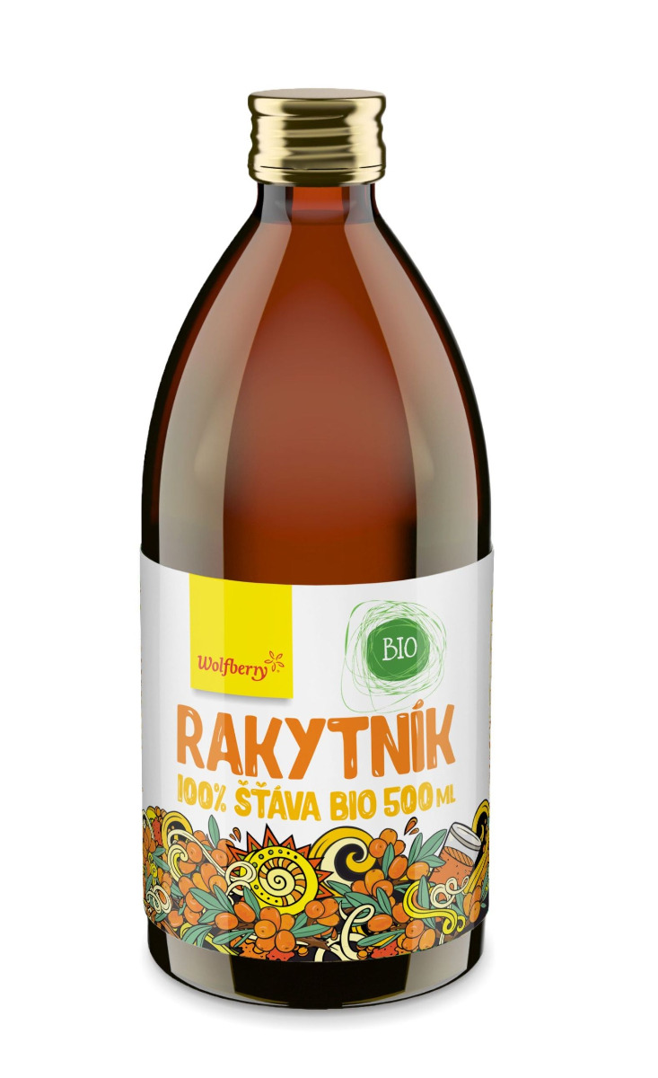 Wolfberry Rakytníková šťáva 100% BIO 500 ml Wolfberry