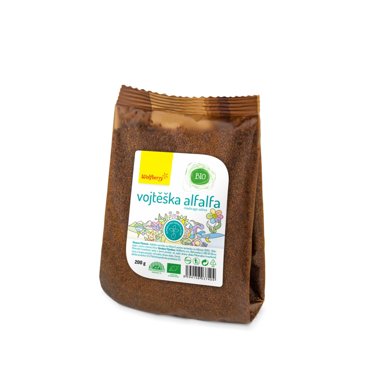 Wolfberry Vojtěška BIO semínka na klíčení 200 g Wolfberry