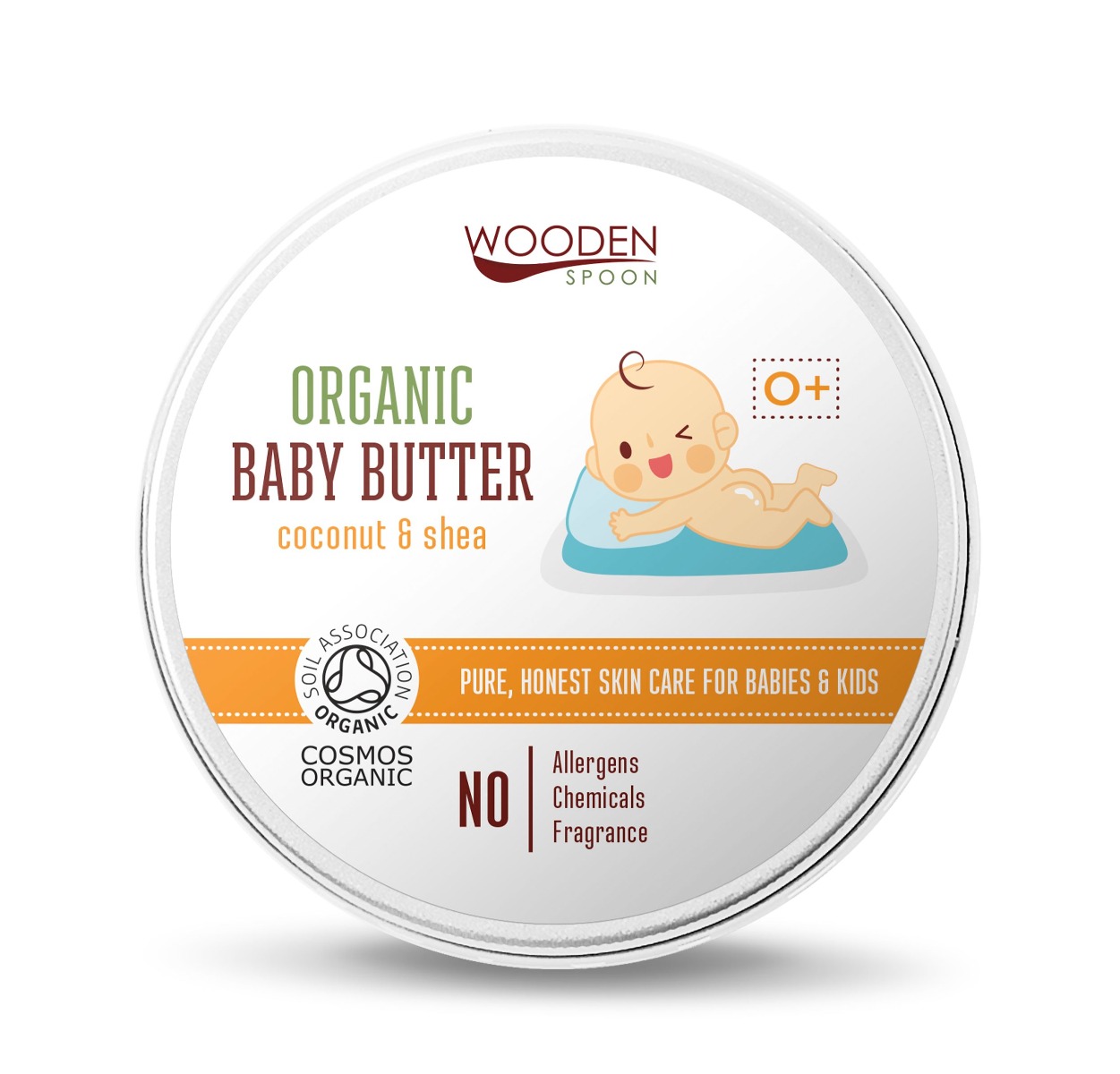 WoodenSpoon Dětské tělové máslo 100 ml WoodenSpoon