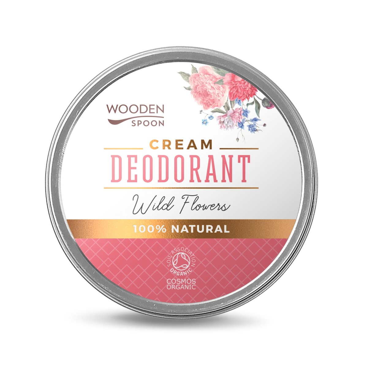 WoodenSpoon Přírodní krémový deodorant Wild flowers 60 ml WoodenSpoon