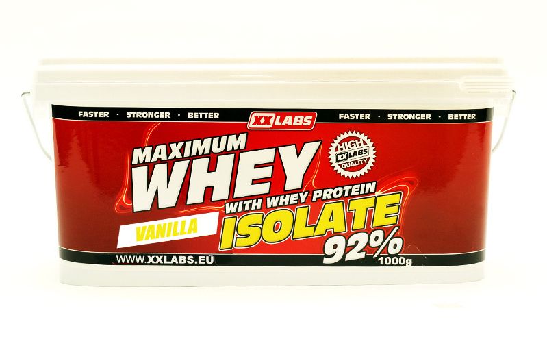 Xxlabs Maximum Whey Protein Isolate 92 vanilka 1000 g Xxlabs