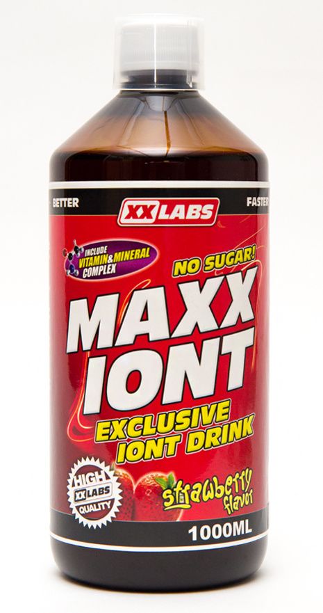 Xxlabs Maxx Iont Sport drink jahoda nápoj 1000 ml Xxlabs