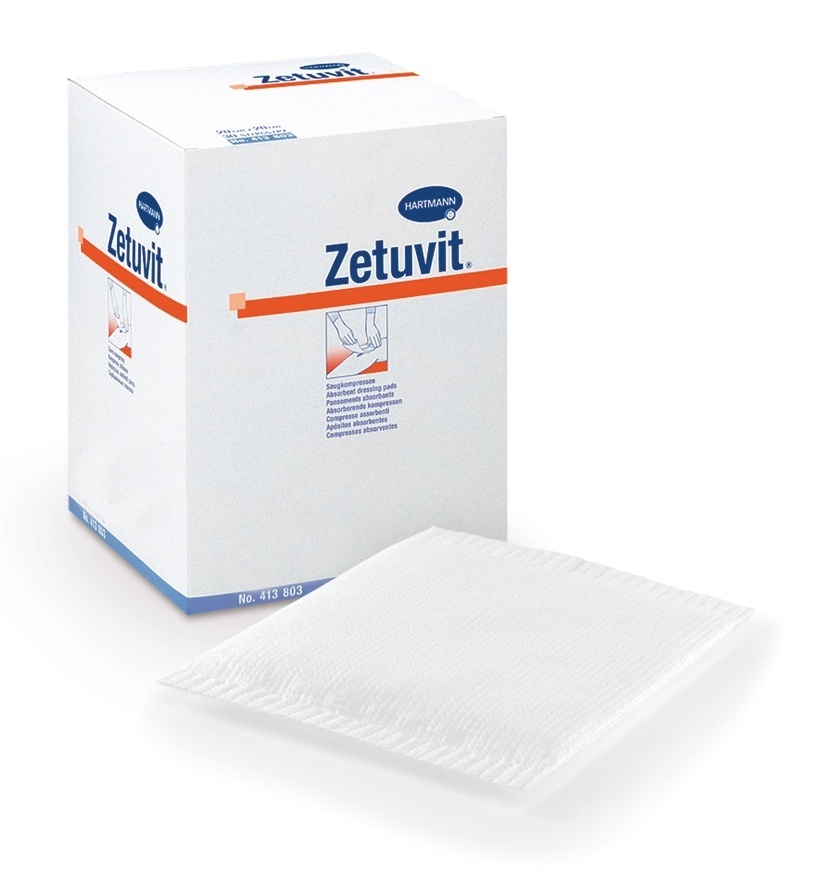 Zetuvit Kompres nesterilní 10 x 10 cm 30 ks Zetuvit