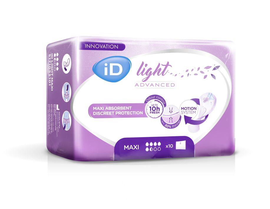 iD Light Maxi inkontinenční vložky 10 ks iD