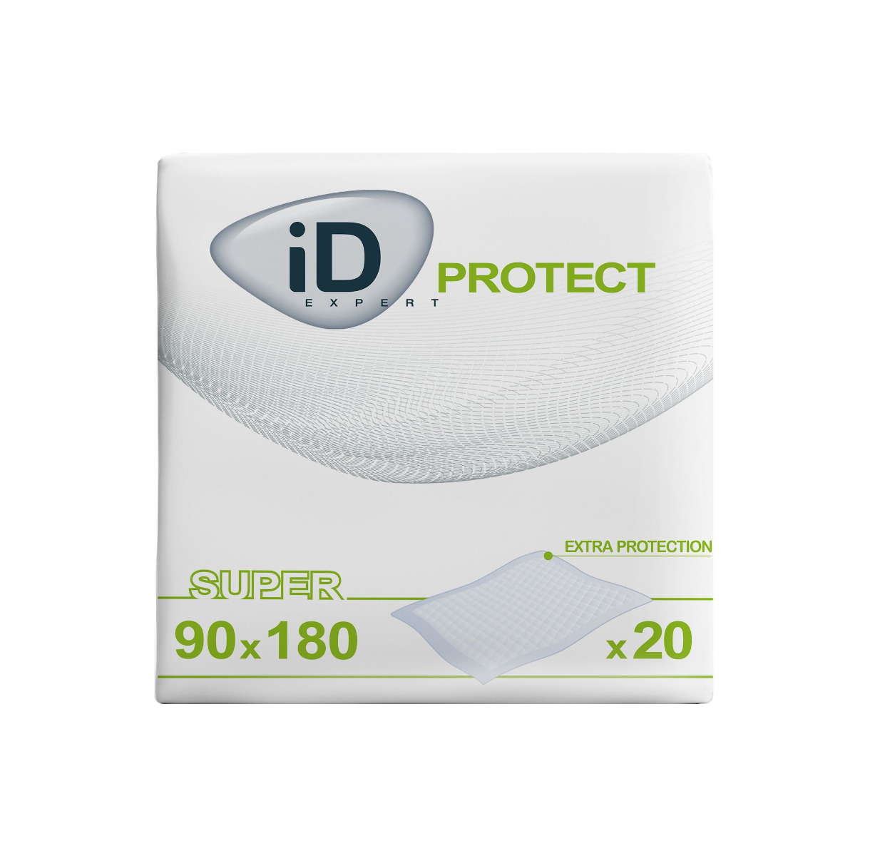 iD Protect Super 180 x 90 cm absorpční podložky se záložkami 20 ks iD
