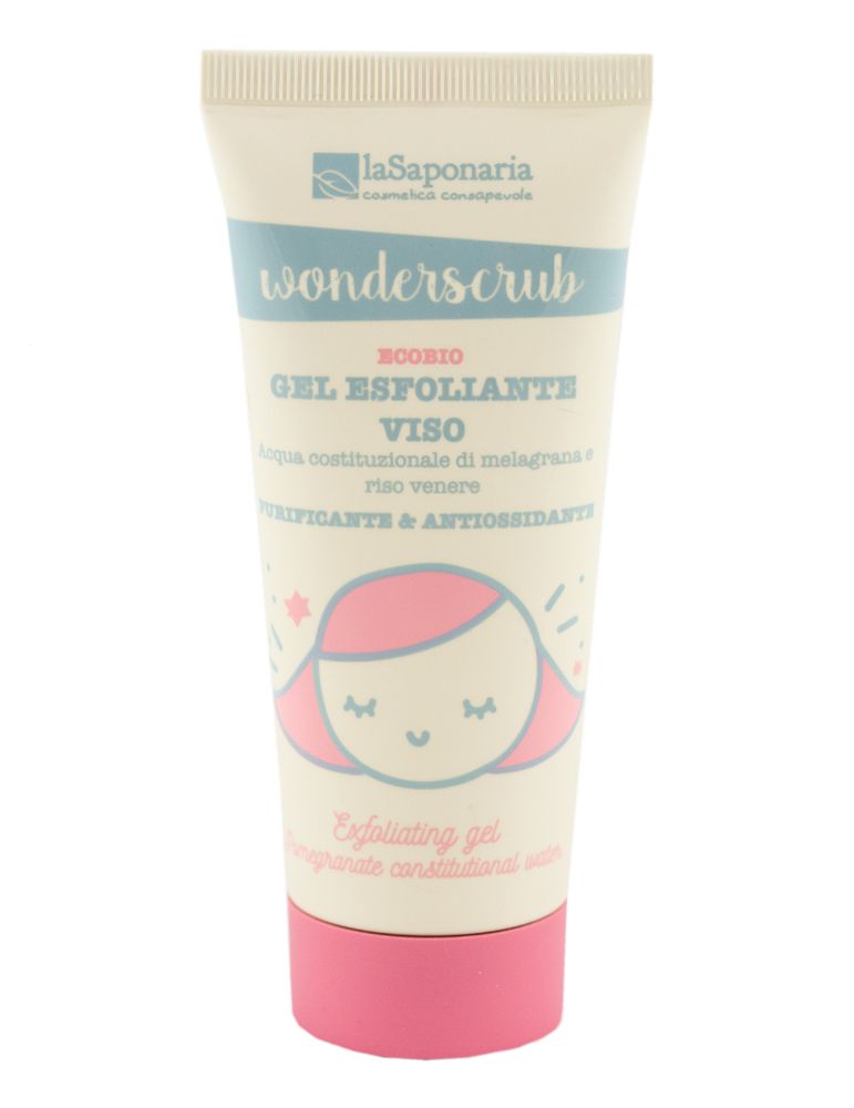 laSaponaria Peelingový gel na obličej WonderScrub BIO 100 ml laSaponaria