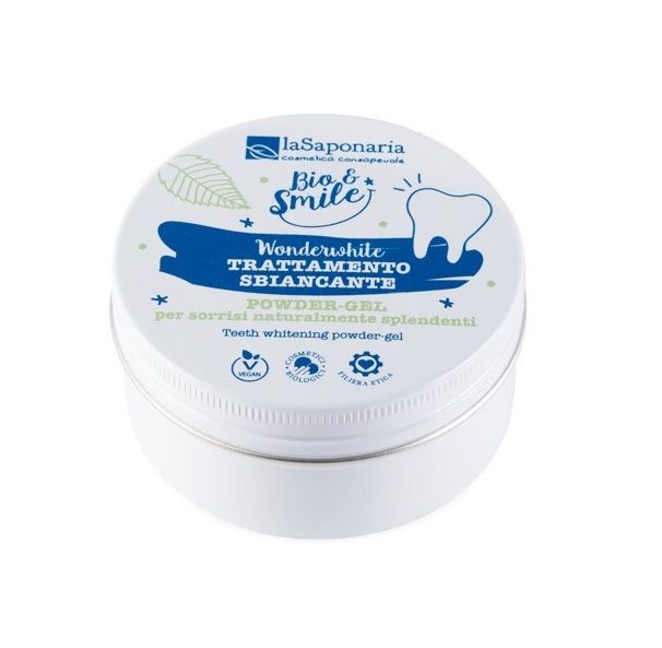 laSaponaria Prášková pasta na bělení zubů WonderWhite BIO 50 g laSaponaria
