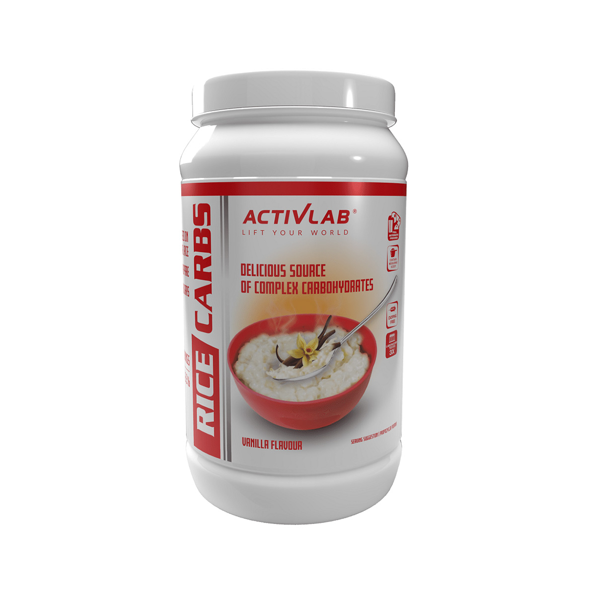 Activlab Rice Carbs vanilka 1000 g Activlab