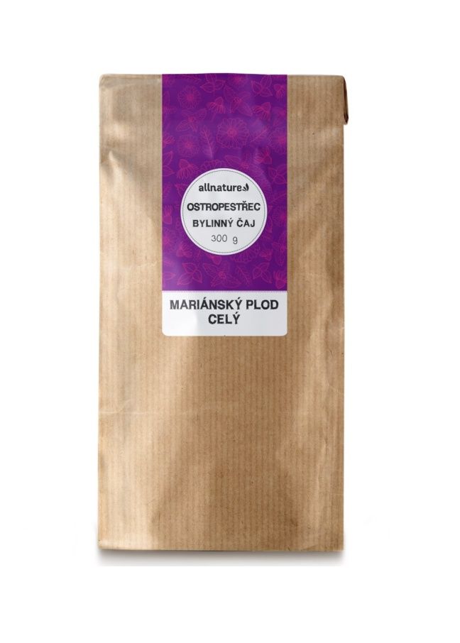 Allnature Ostropestřec plod sypaný čaj 300 g Allnature