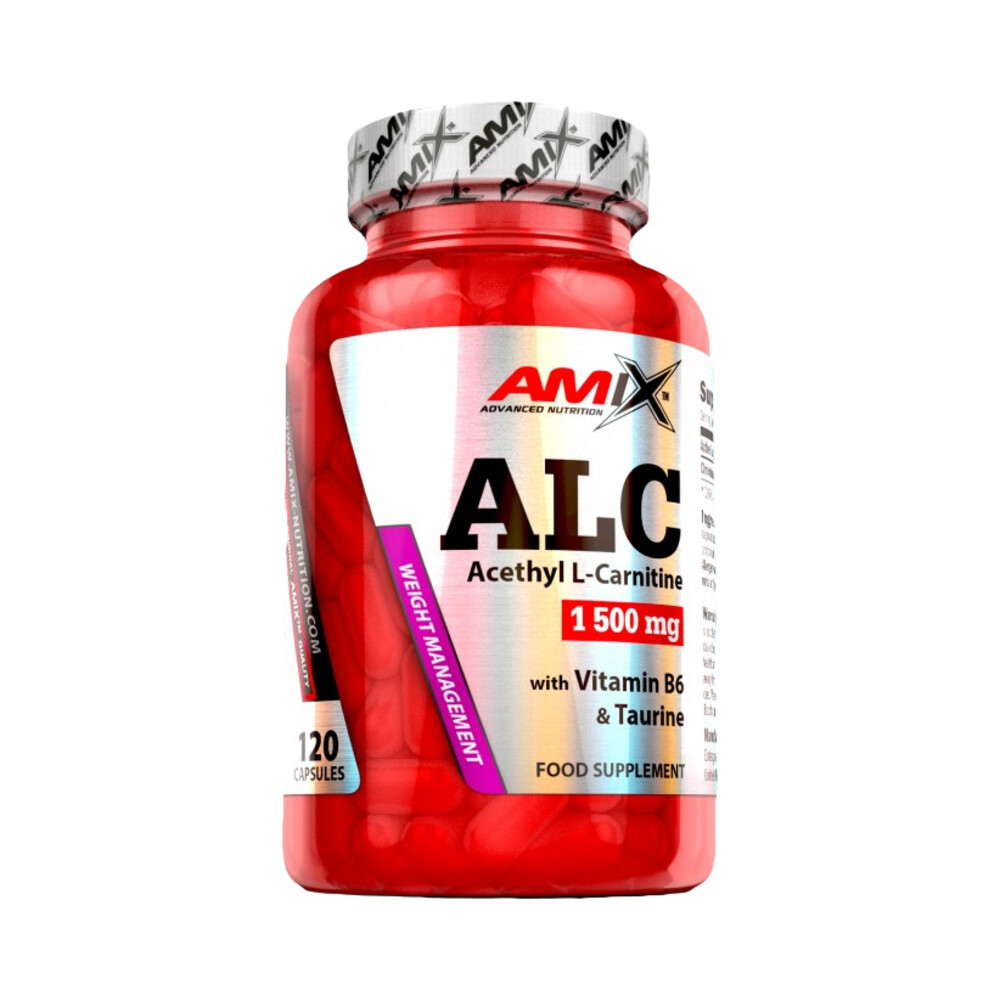 Amix Nutrition ALC - s Taurinem a Vitamínem B6 - 120 kapslí Amix Nutrition