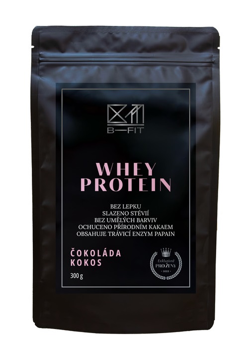 B-Fit Club Whey Protein Exclusive čokoláda-kokos 300 g B-Fit Club