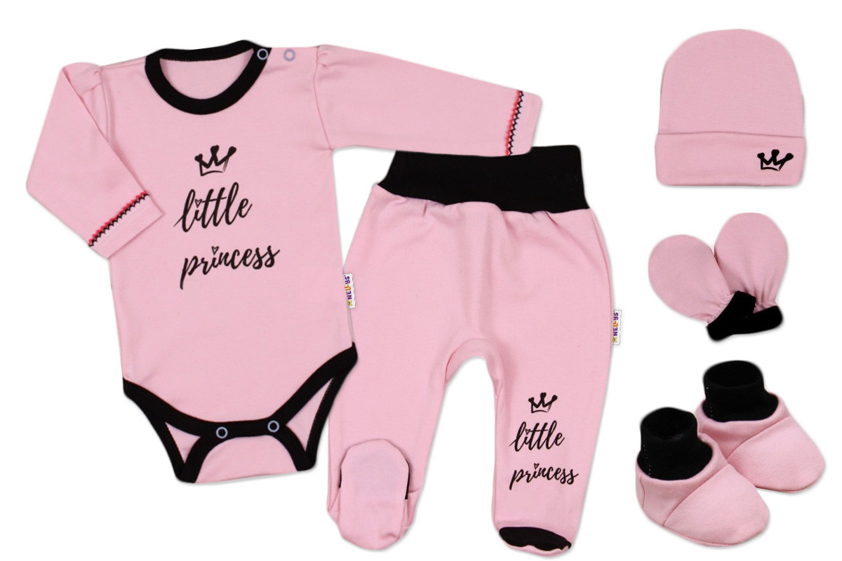 Baby Nellys 5-ti dílná soupravička do porodnice Little Princess
