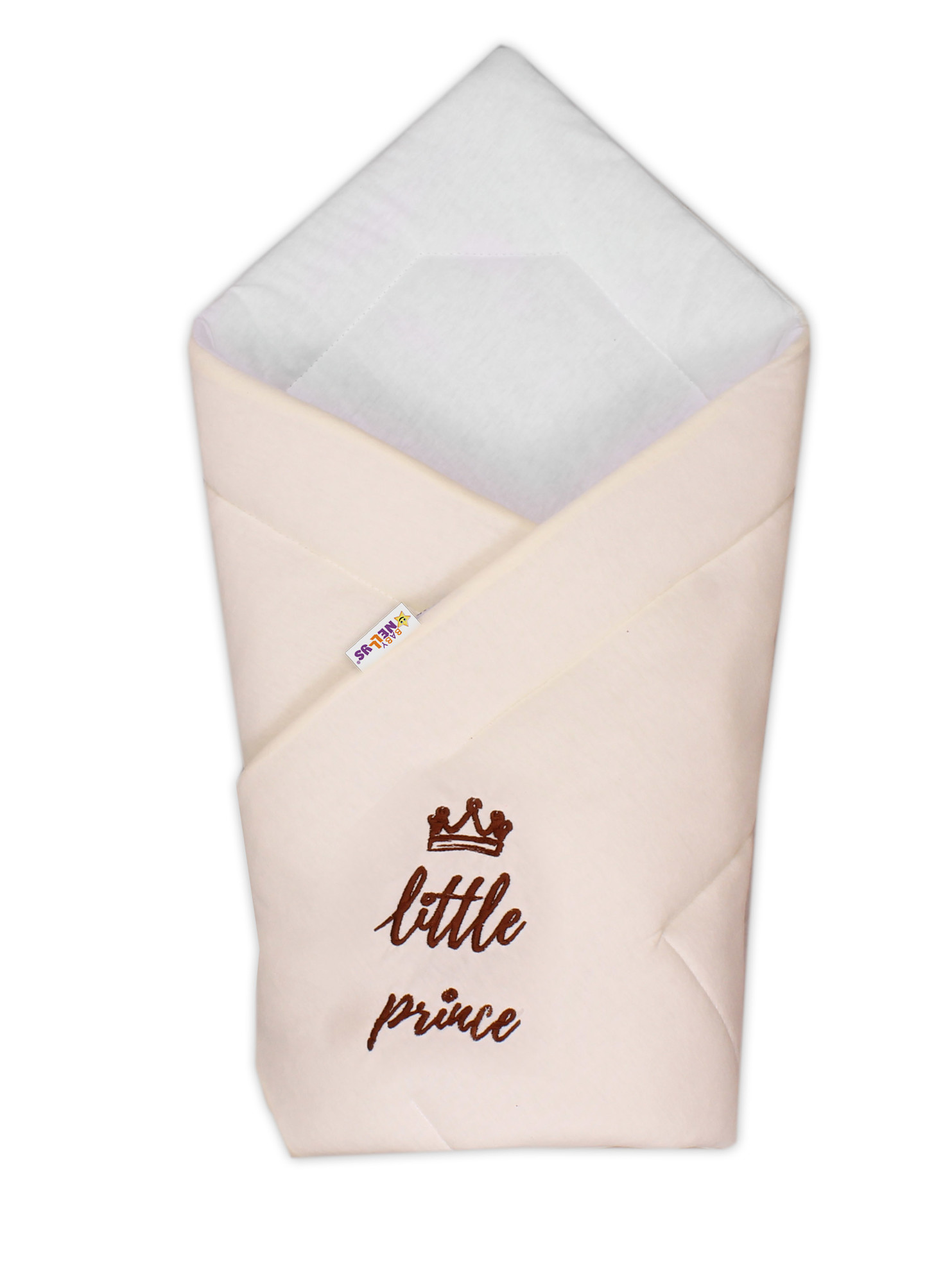 Baby Nellys Rychlozavinovačka Little Prince - jersey - smetanová Baby Nellys