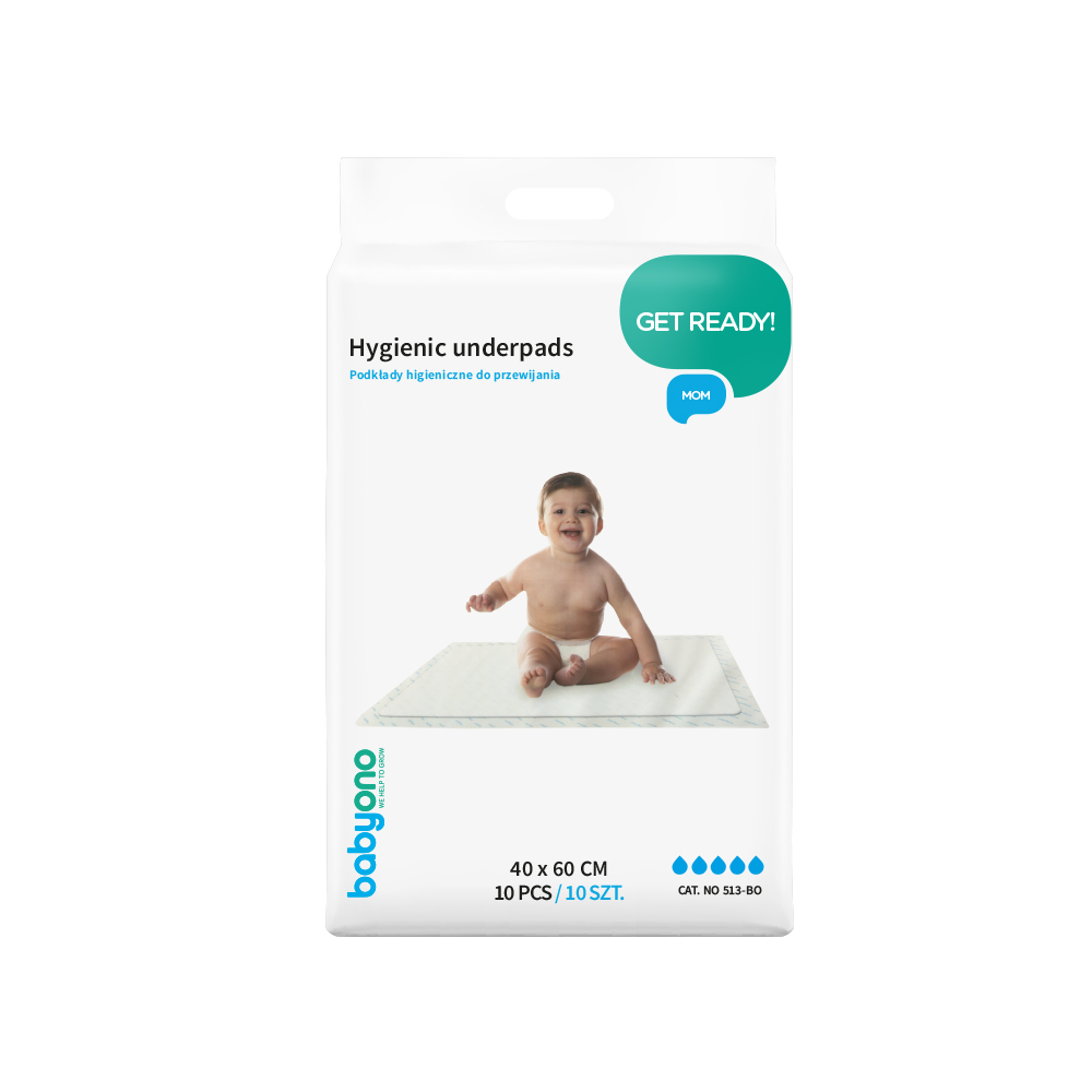 Babyono Podložka přebalovací pod dítě 40 x 60 cm 10 ks Babyono