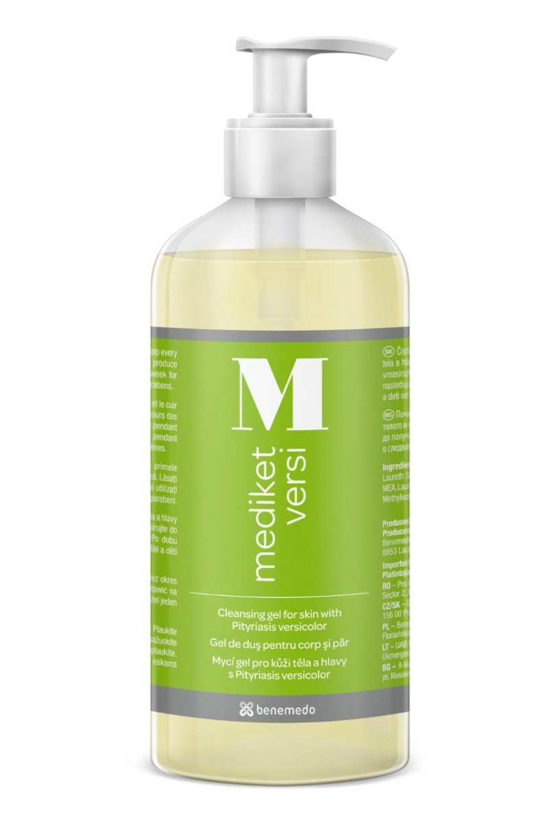 Benemedo Mediket Versi Pityriasis versicolor mycí gel 500 ml Benemedo