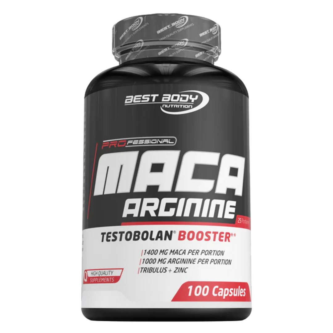Best Body Professional Maca Arginine testobolan booster - 100 kapslí Best Body
