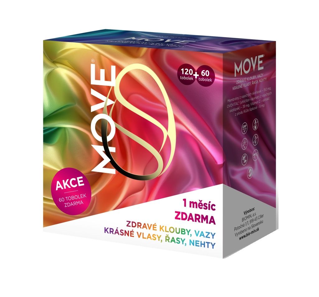 Biomin MOVE vánoční balení 120+60 tobolek Biomin