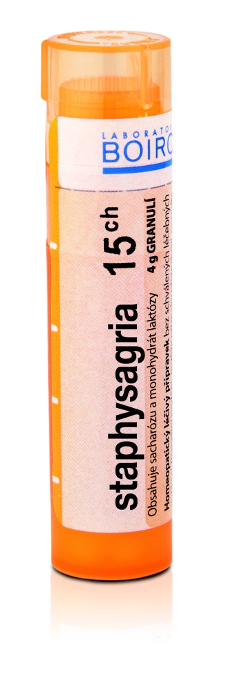 Boiron STAPHYSAGRIA CH15 granule 4 g Boiron