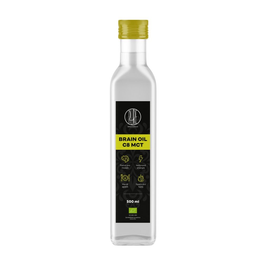 BrainMax Pure Brain MCT Oil C8 BIO 500 ml BrainMax Pure