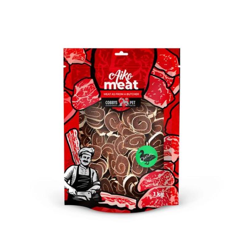 Cobbyspet AIKO Meat sushi z kachního masa 1kg Cobbys Pet