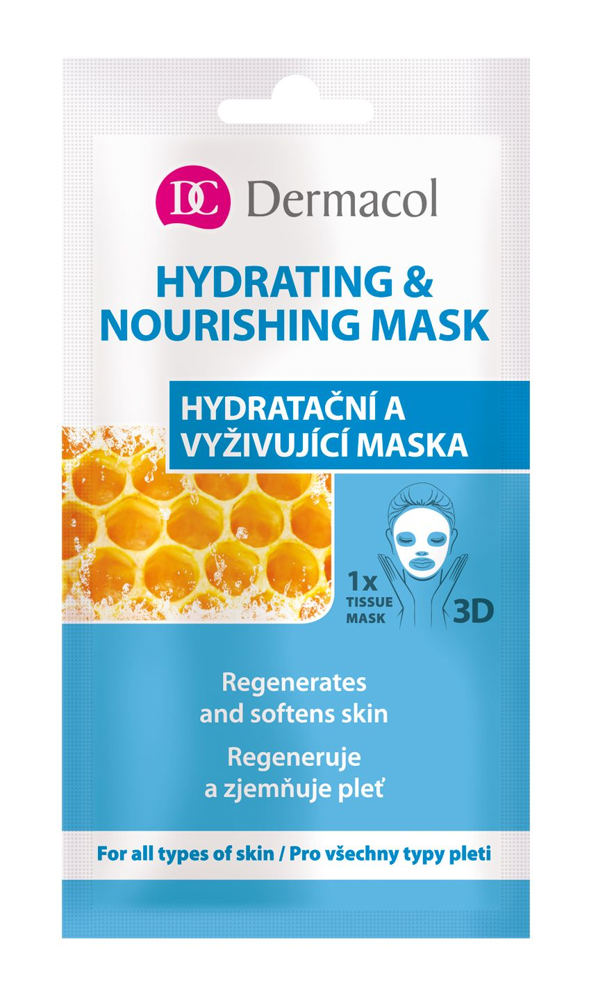 Dermacol Hydratační a vyživující textilní maska 1 ks Dermacol