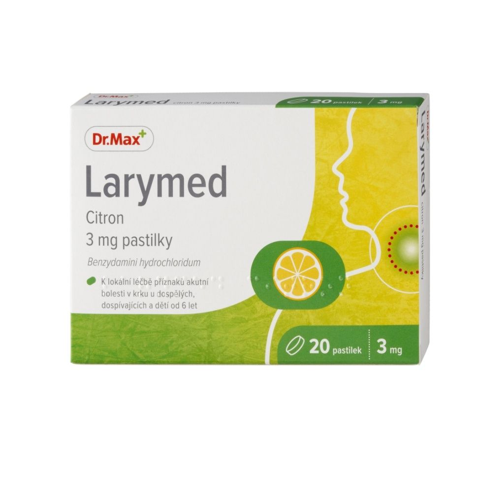 Dr. Max Larymed Citron 3 mg 20 pastilek Dr. Max