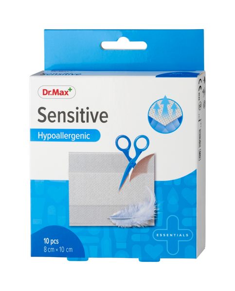 Dr. Max Sensitive Hypoallergenic 8x10 cm náplast 10 ks Dr. Max