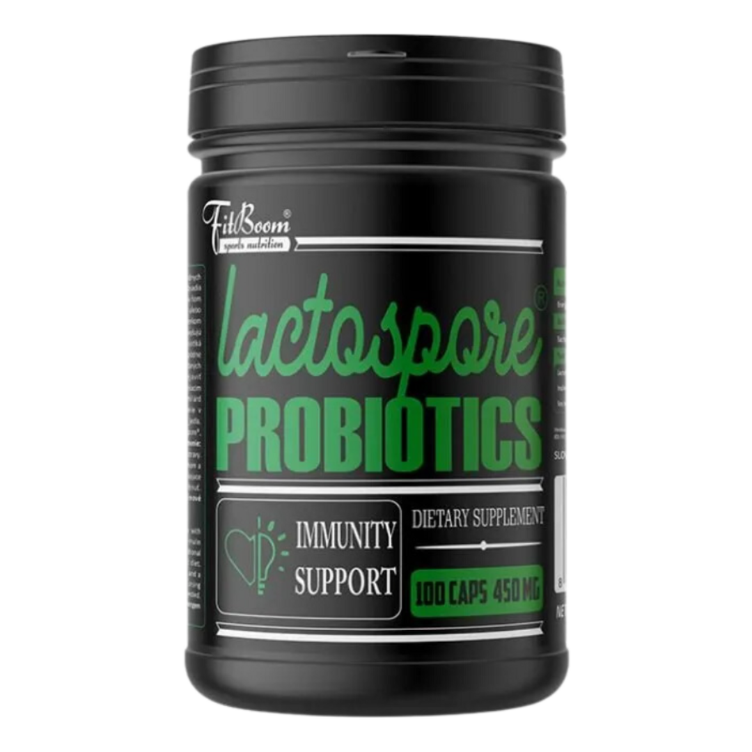 FitBoom LactoSpore Probiotics - 100 kapslí FitBoom