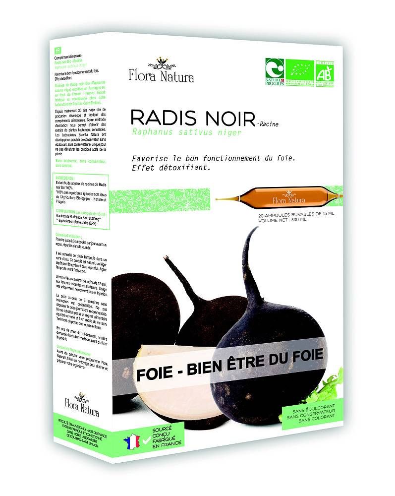 Flora Natura Rabanon Černá ředkev BIO 20x15 ml Flora Natura