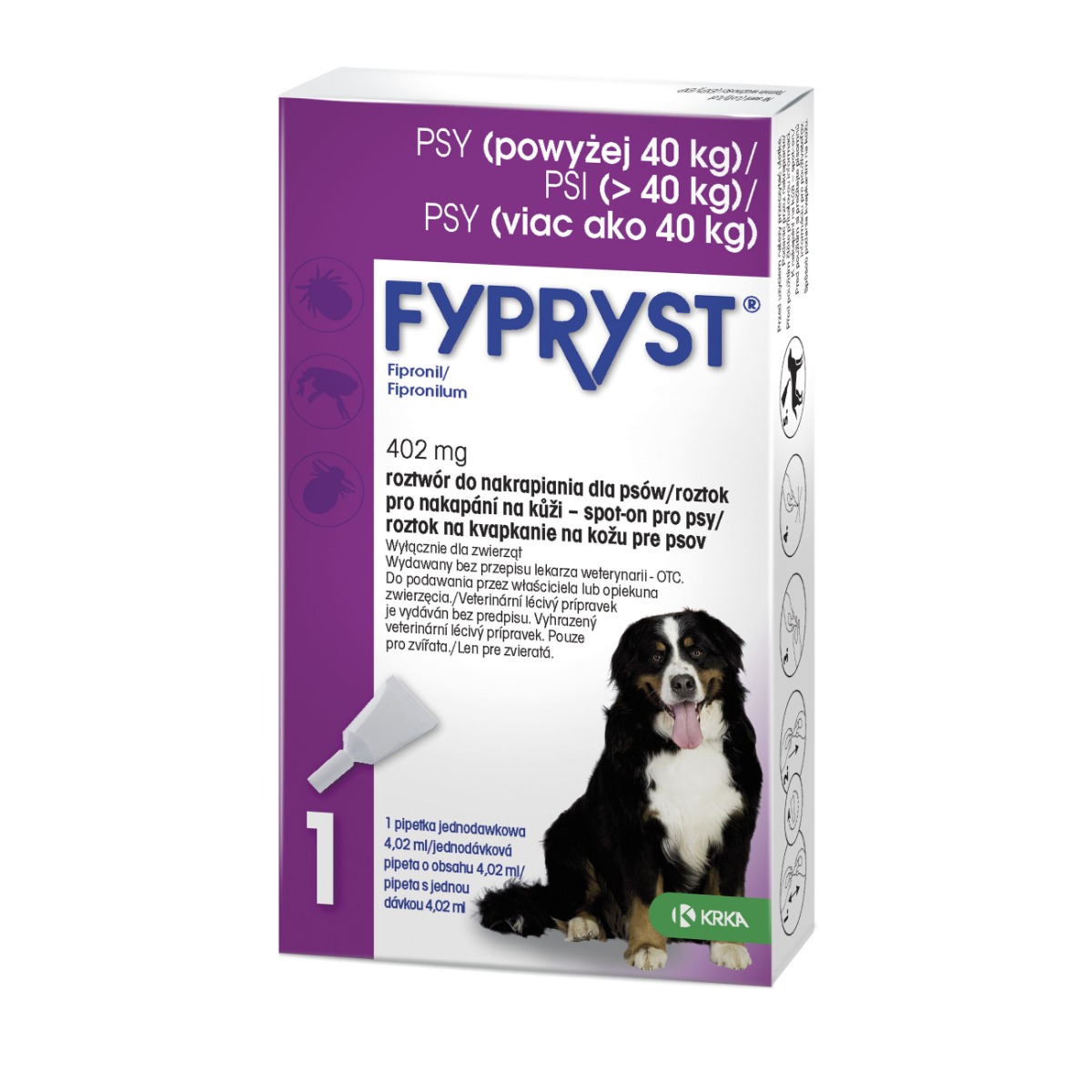 Fypryst Spot-on XL pes nad 40 kg 1 pipeta Fypryst