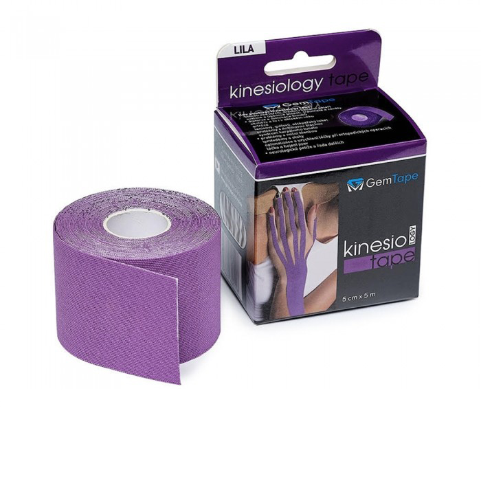 GM Kinesio tape 5 cm x 5 m tejpovací páska fialová GM